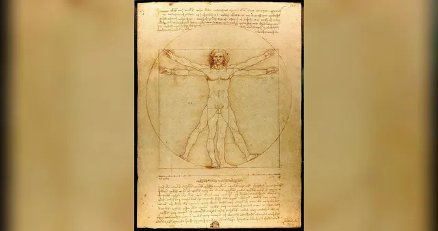 O Homem Vitruviano, Leonardo da Vinci, c. 1490