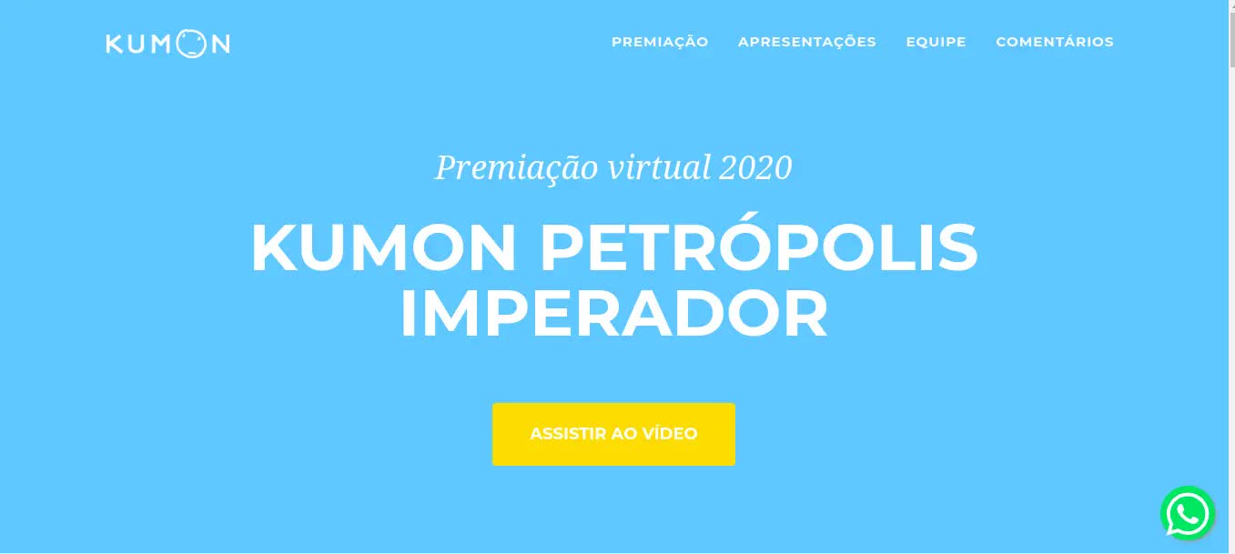 Kumon Petrópolis Imperador · Premiação Virtual 2020